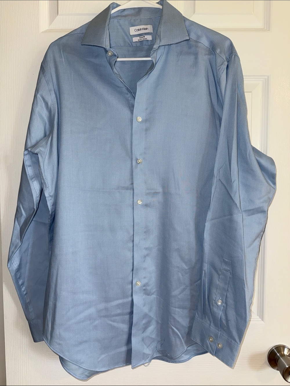 Calvin Klein Men's Sky Blue Dress Shirt